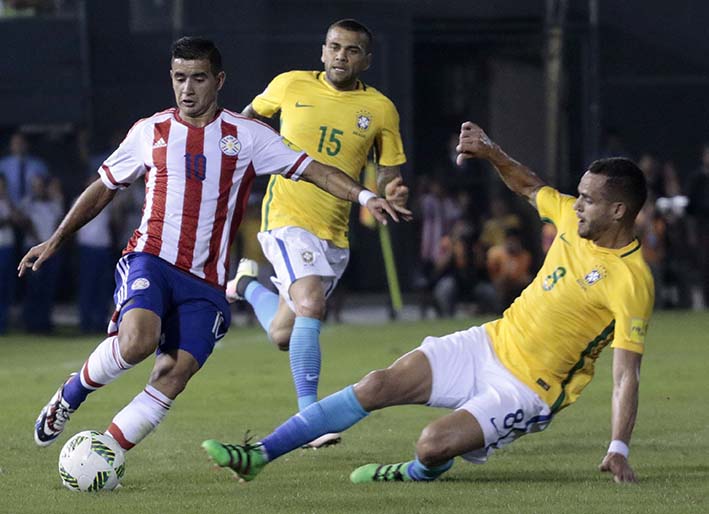 Brasil,viene de golear 4-1 a Uruguay en Montevideo.