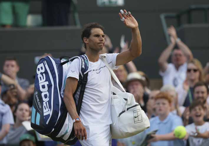 El español cayó y se despidió tempranamente de Wimbledon. Foto/AP