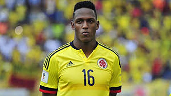 Yerry Mina, el central de la Selección Colombia.