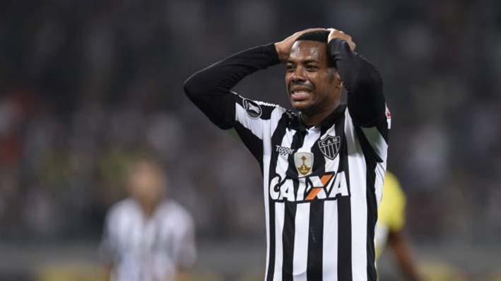 Robinho, del Atlético Mineiro, afirmó que tomará “todas las disposiciones legales”