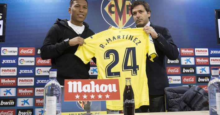 Villarreal tenía interés en Roger Martínez no de ahora. Desde hace un buen tiempo se fijaron en el atacante colombiano.