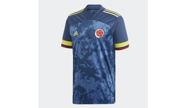 Nueva camiseta alterna de la Selección Colombia.