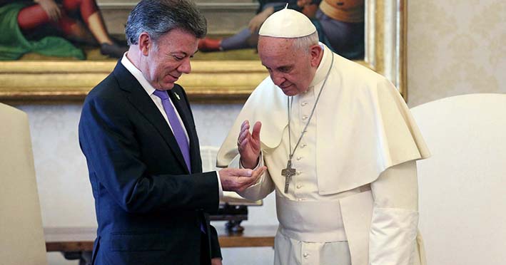 Aunque aún no está confirmada la fecha exacta de la visita del Papa a Colombia, el embajador aseguró que hay un compromiso del Sumo Pontífice de venir al país el próximo año.