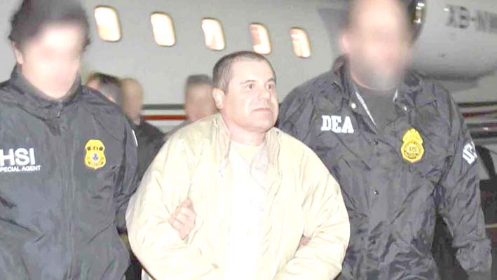 “El Chapo”, capo del narcotráfico.