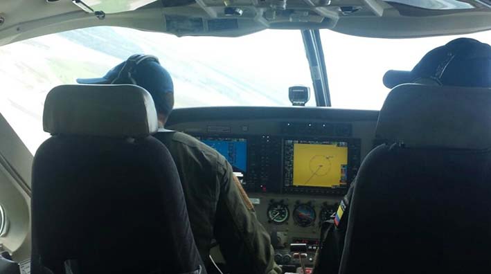 El Grupo Aéreo del Oriente de la Fuerza Aérea Colombiana fue alertado anoche por parte del Centro Nacional de Recuperación de Personal.