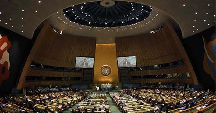 Venezuela perdió su derecho al voto en la Asamblea General de Naciones Unidas por segunda ocasión en dos años.