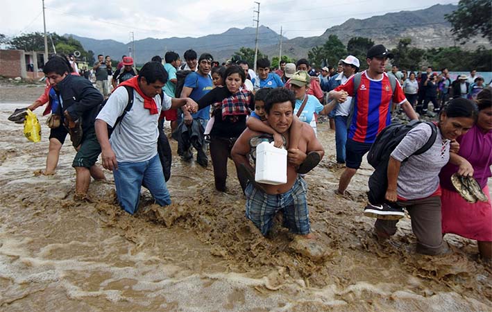 572.000 peruanos se han visto perjudicados por los estragos naturales