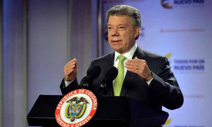 El presidente Juan Manuel Santos defendió con vehemencia a sus funcionarios.