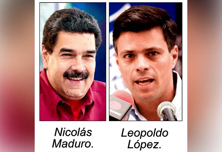 El líder opositor Leopoldo López desmintió al presidente Nicolás Maduro.