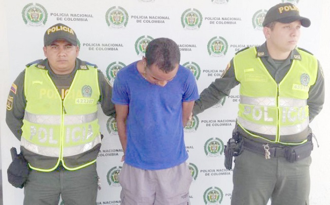 Arlin de Jesús Marrugo Serrano señalado por la Fiscalía de pertenecer a la organización delincuencial Los Paisas.