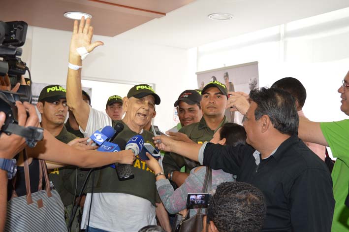 Hernández Arenales agradeció al Gaula de Colombia por el operativo en el que le devolvieron la vida.