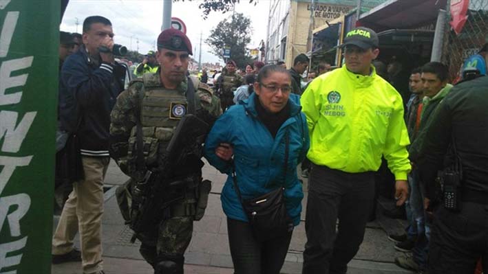 Alias Amanda, al parecer, tenía la misión de coordinar el envío de material de guerra e intendencia desde Bogotá.