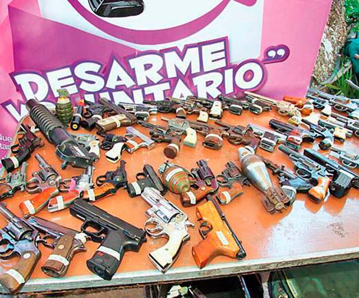 El Plan desarme se llevará a cabo en Aguachica en los barrios Cordillera, Obregón y Once de Noviembre.