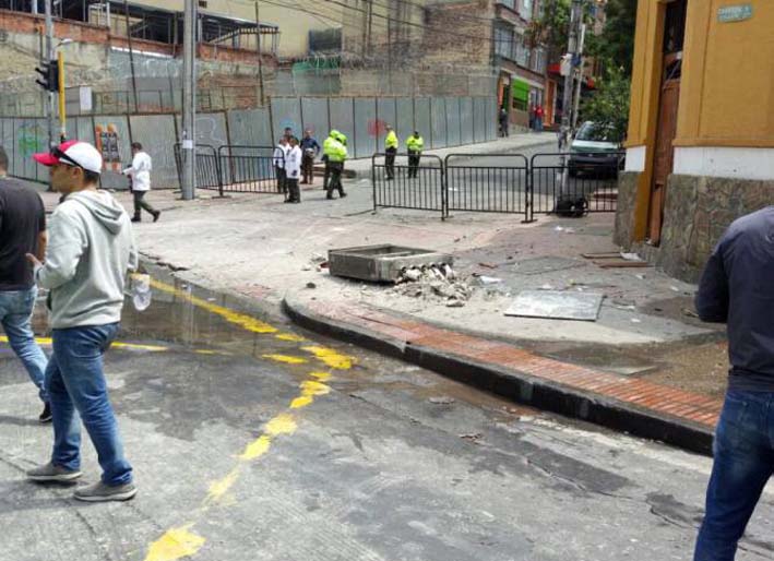 La institución descartó que antitaurinos sean responsables de este explosivo en la capital dejó cerca de 40 heridos.