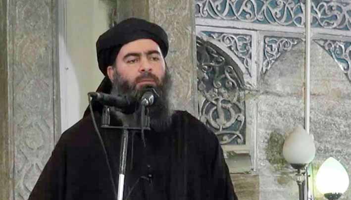 El líder del grupo del Estado Islámico, Abu Bakr al-Baghdadi .