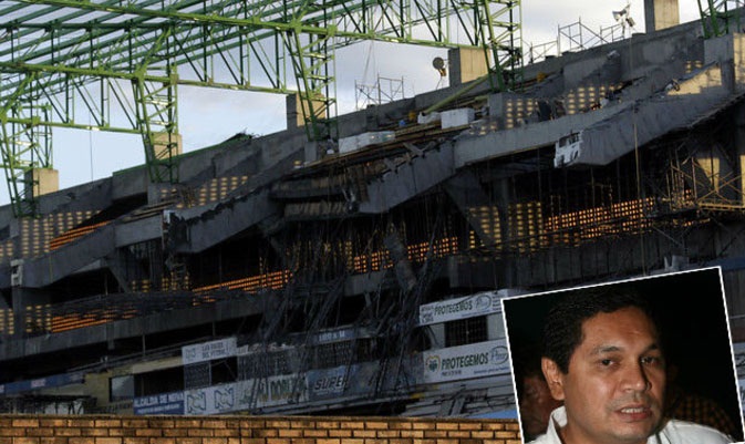 El exalcalde de Neiva, Pedro Hernán Suárez, fue enviado a la cárcel por las irregularidades que se registraron en la contratación de las obras de remodelación del estadio Guillermo Plazas Alcid.