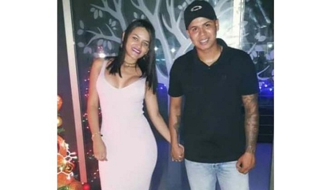 Yesly Tatiana Goez y su novio Joan Sebastián Espinoza Urrego