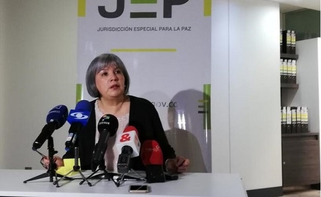 Presidenta de la JEP, Patricia Linares.