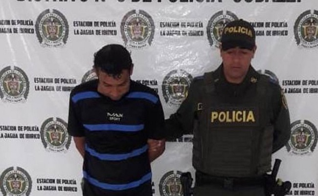 Moisés Aguilar, detenido.