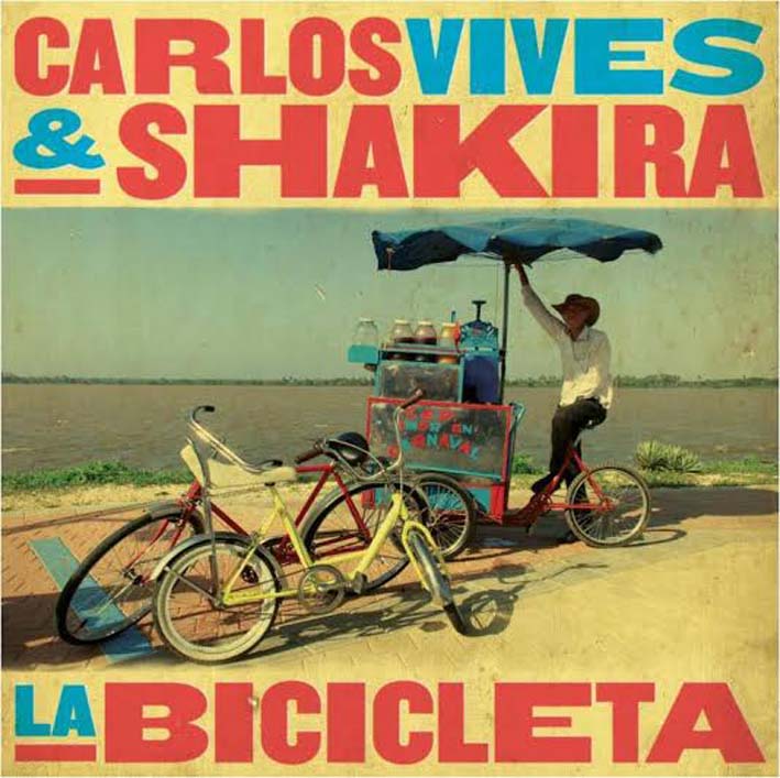 Carlos Vives y Shakira en ‘La Bicicleta’.