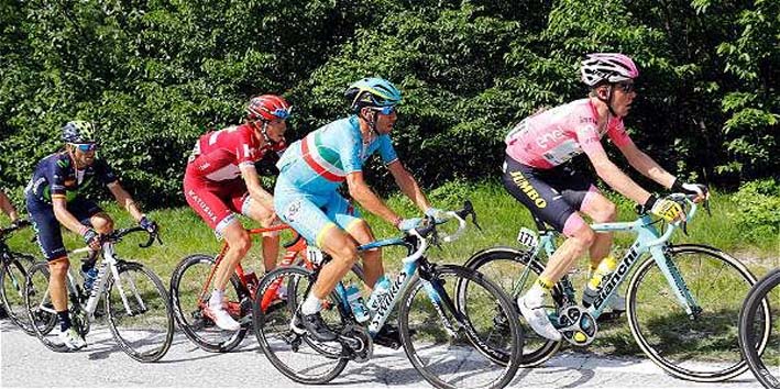 Esteban Chaves, nuevo líder del Giro de Italia.
