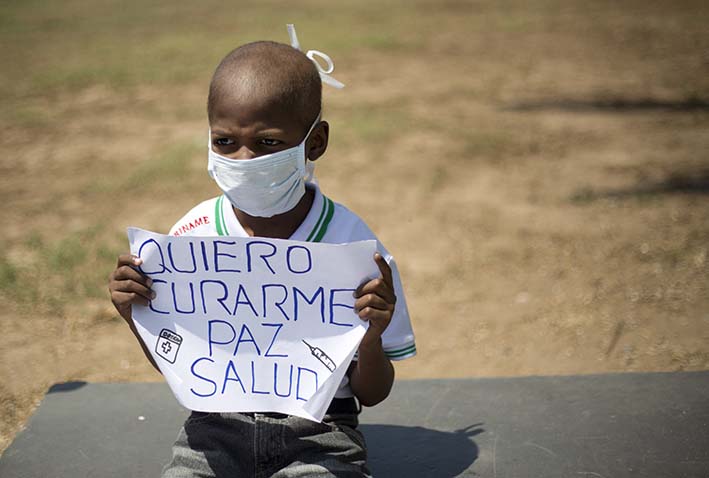 Niño venezolano, de ocho años, perdió la batalla.