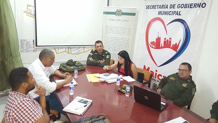 El alcalde José Carlos Molina y las autoridades de policía de la ciudad y el departamento pasan revista permanente al tema de la inseguridad en la frontera.