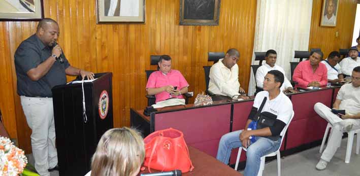 La instalación estuvo a cargo del alcalde (e) del Distrito de Riohacha, Miguel Francisco Pitre Ruiz