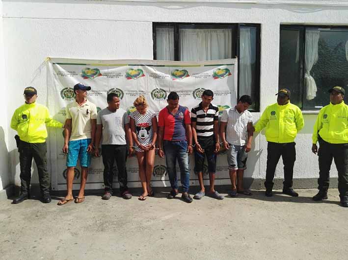 Los Corolitas, capturados por la Policía en Fonseca.