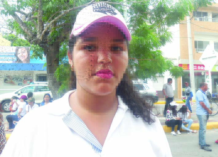 Wendy Daza, estudiante del grado once.