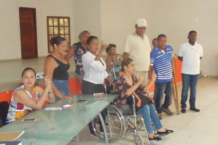 Comité Municipal de Discapacidad de Fonseca un organismo de deliberación, construcción, seguimiento y verificación.