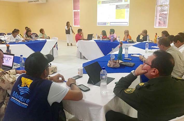 El primer Taller Descentralizado de Fronteras realizado en el municipio de Uribia, busca continuar con la articulación y realización de la matriz para afrontar una eventual migración masiva desde la Frontera con Venezuela.