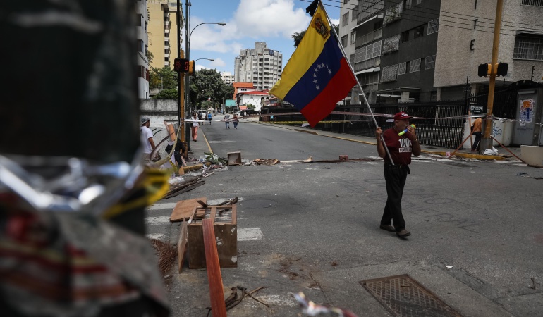 Los hechos ocurrieron en el sector El Paraíso del oeste de la capital venezolana, durante una protesta contra la elección de esta Constituyente.