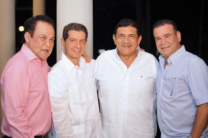 Alfredo Gutierrez,Jose Felix Lafaurie, Poncho Zuleta y Ivan Villazon.