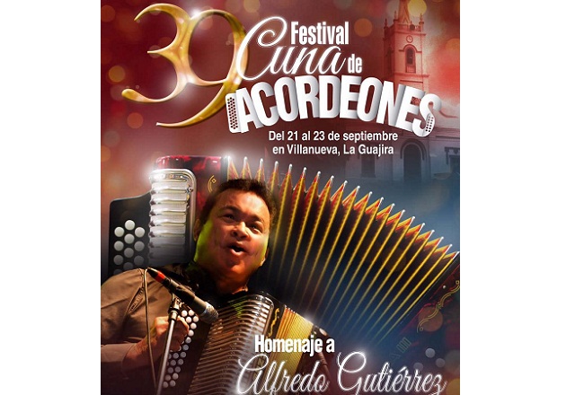 Distintas actividades podrán disfrutar los asistentes a la 39° versión del Festival Cuna de Acordeones de Villanueva, La Guajira.