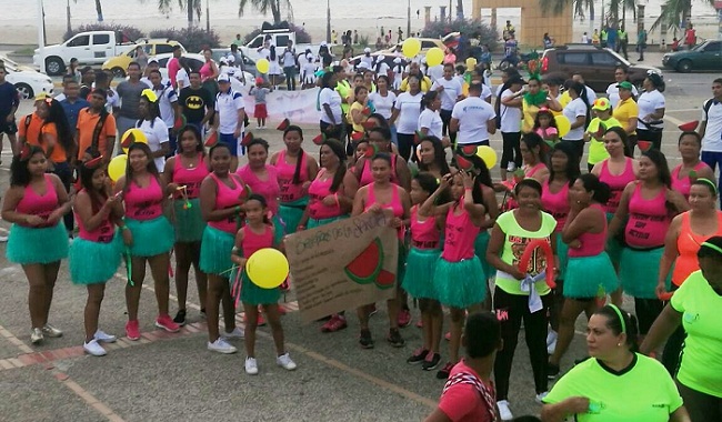 Aspecto de la Jornada 5K se promueven estilos de vida saludable en Riohacha.