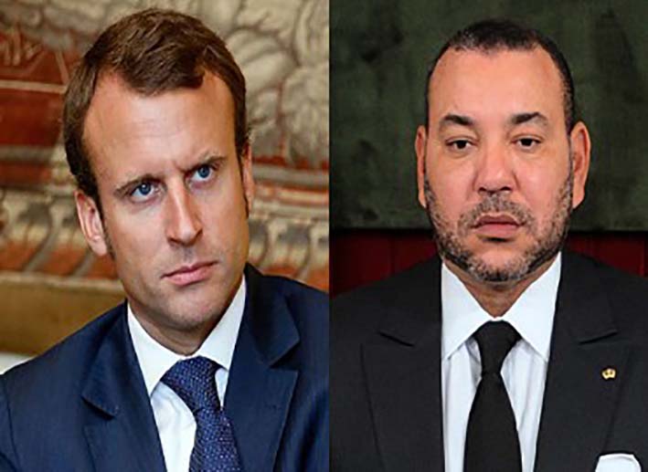 Emmanuel Macron (Franc) y Mohamed VI (Marrue).INTERNACIONAL IMPRIMIR/ENVIAR  IMPRIMIR   CORREO ELECTRÓNICO TAMAÑO LETRA MEDIUM 0
