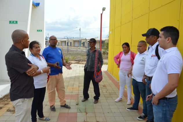 Funcionarios del Distrito de Riohacha realizaron una supervisión al Centro de Desarrollo Infantil de Lomas de Trupillo, que entrará a funcionar  próximamente.