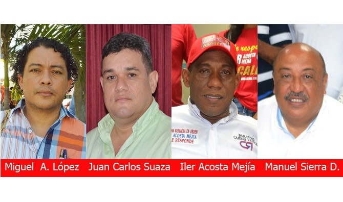 Estos son los 4 candidatos que se disputan la alcaldía de Riohacha, en las elecciones que se realizaran en el distrito el próximo domingo 2 de diciembre.