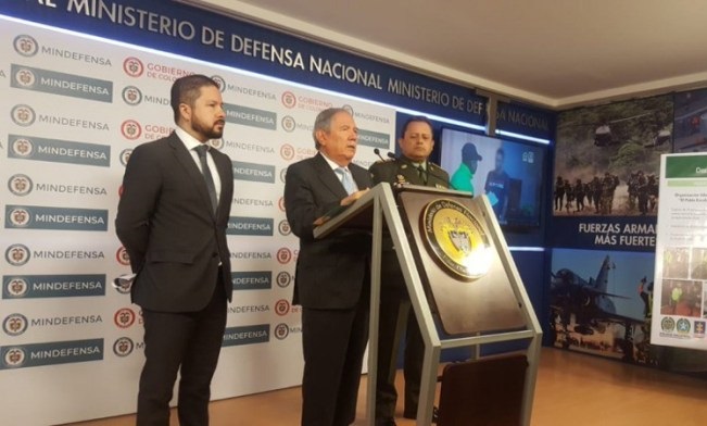 El ministro de Defensa, Guillermo Botero, rechazó el ataque que dejó heridos a un patrullero y un subintendente en La Guajira