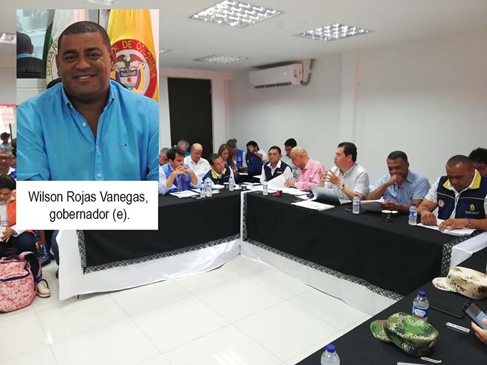 Los resultados lo presentó Felipe Muñoz, ante el Secretario de Gobierno con funciones de gobernador (e), Wilson Rojas Vanegas.