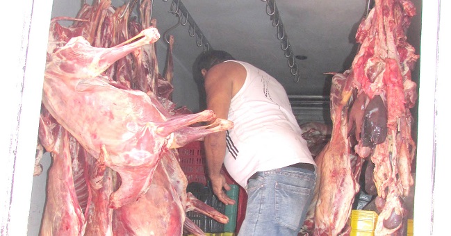 En Riohacha, la gente ha cambiado la carne de buena calidad, por la de segunda.