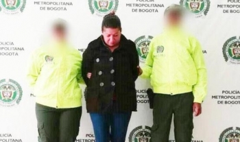 La señora Claudia Marcela Arenas Orozco, cuando era presentada ante los medios de comunicación en la capital del país. La señora Claudia Marcela Arenas Orozco, cuando era presentada ante los medios de comunicación en la capital del país.