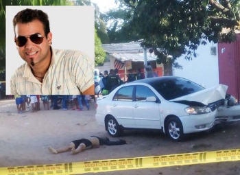 Testigos presenciales aseguran que durante varios minutos los asesinos de Vega Medina estuvieron dialogando con él. Testigos presenciales aseguran que durante varios minutos los asesinos de Vega Medina estuvieron dialogando con él.