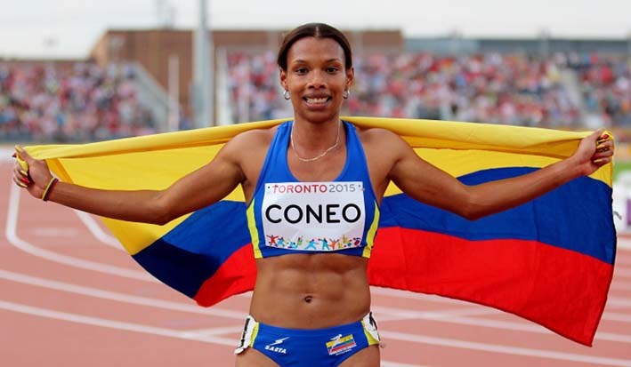 La única representante colombiana fue Kellys Arias, quien fue protagonista desde el inicio de la carrera.