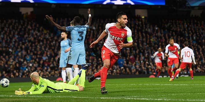 Las siete anotaciones de Falcao las consiguió en 5 partidos, en 404 minutos.