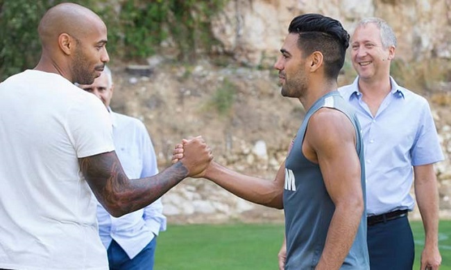 Falcao estuvo con la Selección Colombia en los duelos preparatorios frente a Estados Unidos y Costa Rica, anotando un gol frente a los estadounidenses y volvió en las últimas horas a presentarse en la disciplina del Mónaco. Foto/Cortesía de Futbolete.com