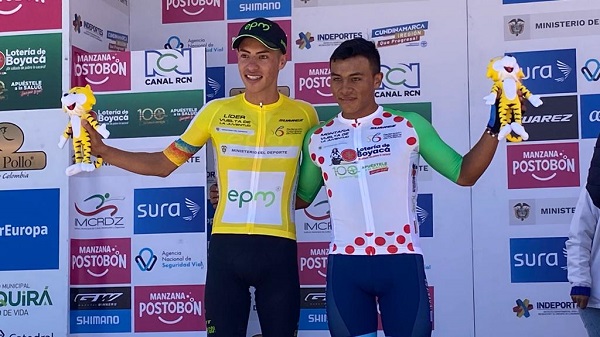 Jhonatan Chaves, del EPM, fue el ganador de la etapa número uno de la Vuelta De Juventud.