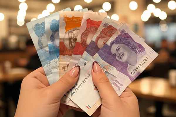 El presidente de Andesco, insistió en que el ajuste del salario mínimo debe basarse en criterios técnicos para evitar un aumento de la informalidad laboral. Foto generada por IA 