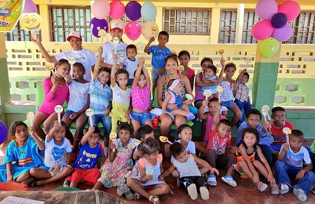 Imágenes del evento de vacunación.